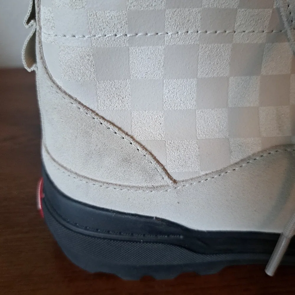 Vans Ultrarange EXO Hi MTE-1 Oatmeal Turtledove Checkerboard Boots Mens